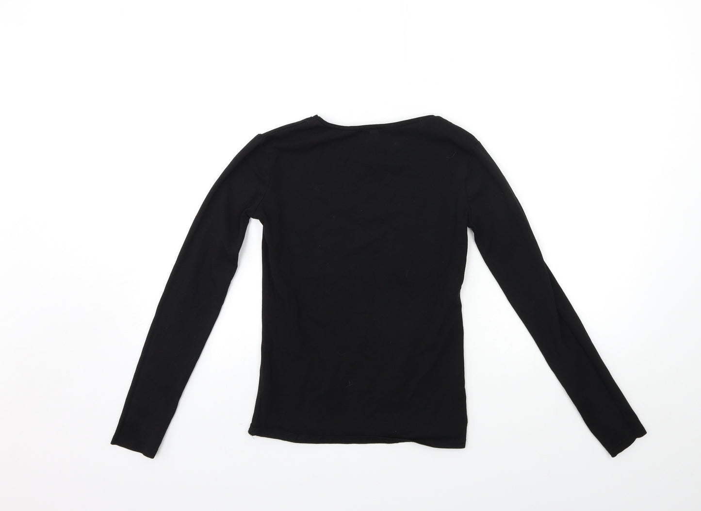 PRETTYLITTLETHING Womens Black   Basic T-Shirt Size 10