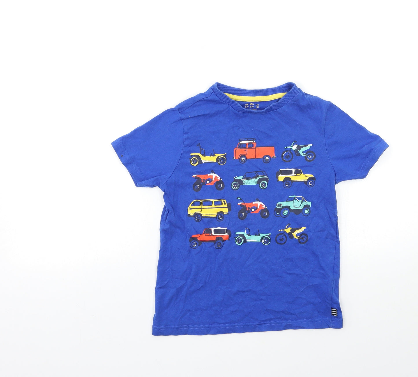 F&F Boys Blue   Basic T-Shirt Size 6-7 Years