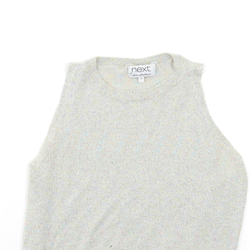 NEXT Womens Grey  Knit Pullover Jumper Size 10