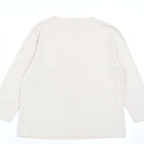 talisa Womens Beige   Basic T-Shirt Size M