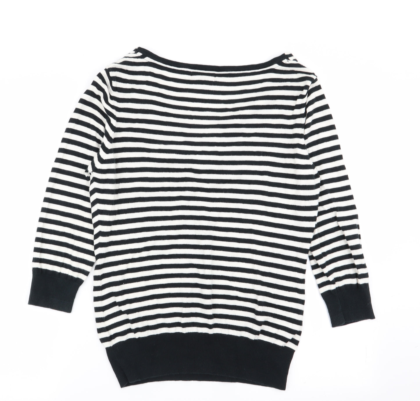 Monsoon Womens Multicoloured Striped  Pullover Jumper Size 16