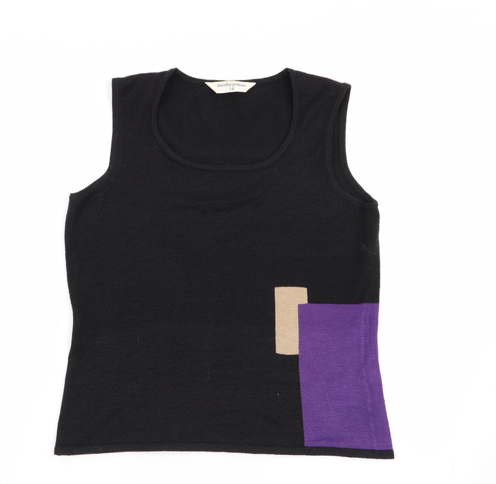 Dorothy Perkins Womens Black   Basic Tank Size 14