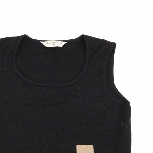 Dorothy Perkins Womens Black   Basic Tank Size 14