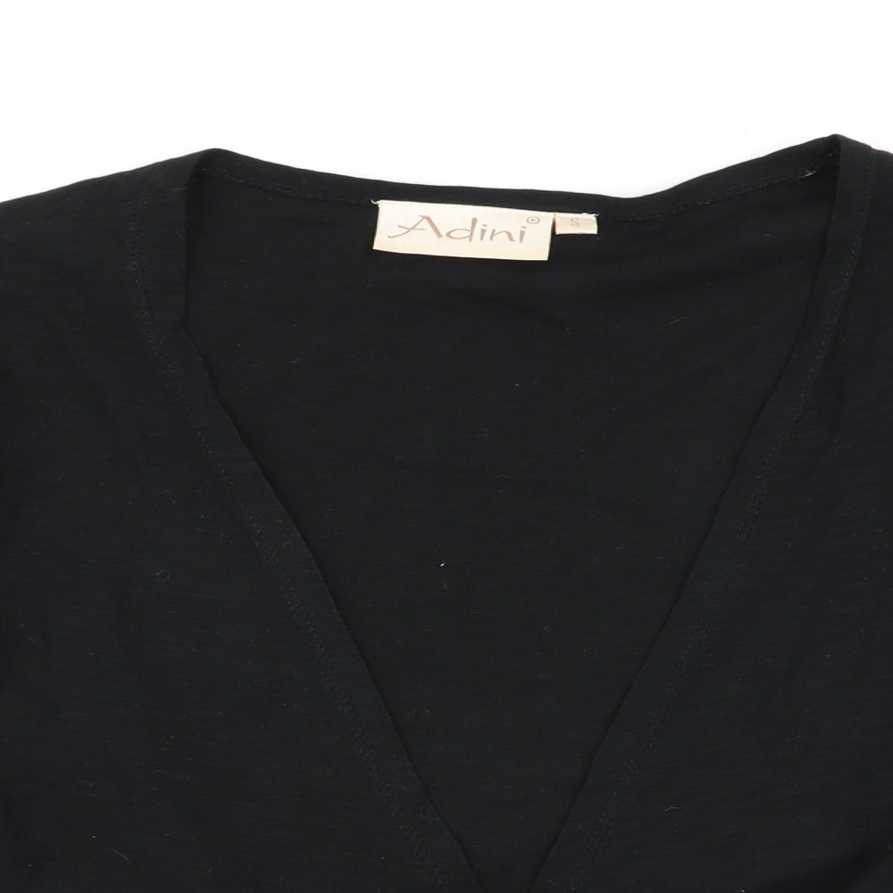 Adini Womens Black   Cardigan Jumper Size S