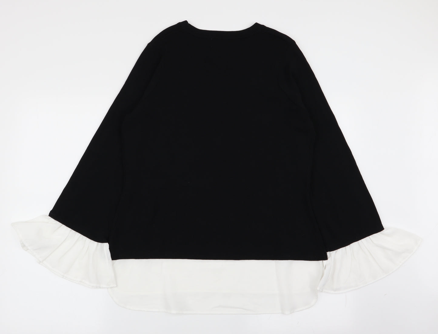 Linea Womens Black   Pullover Jumper Size L  - blouse/jumper
