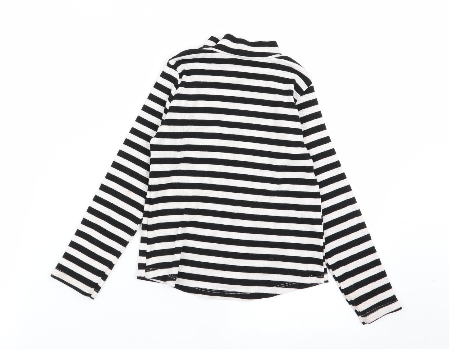 H&M Girls Multicoloured Striped  Basic T-Shirt Size 5-6 Years