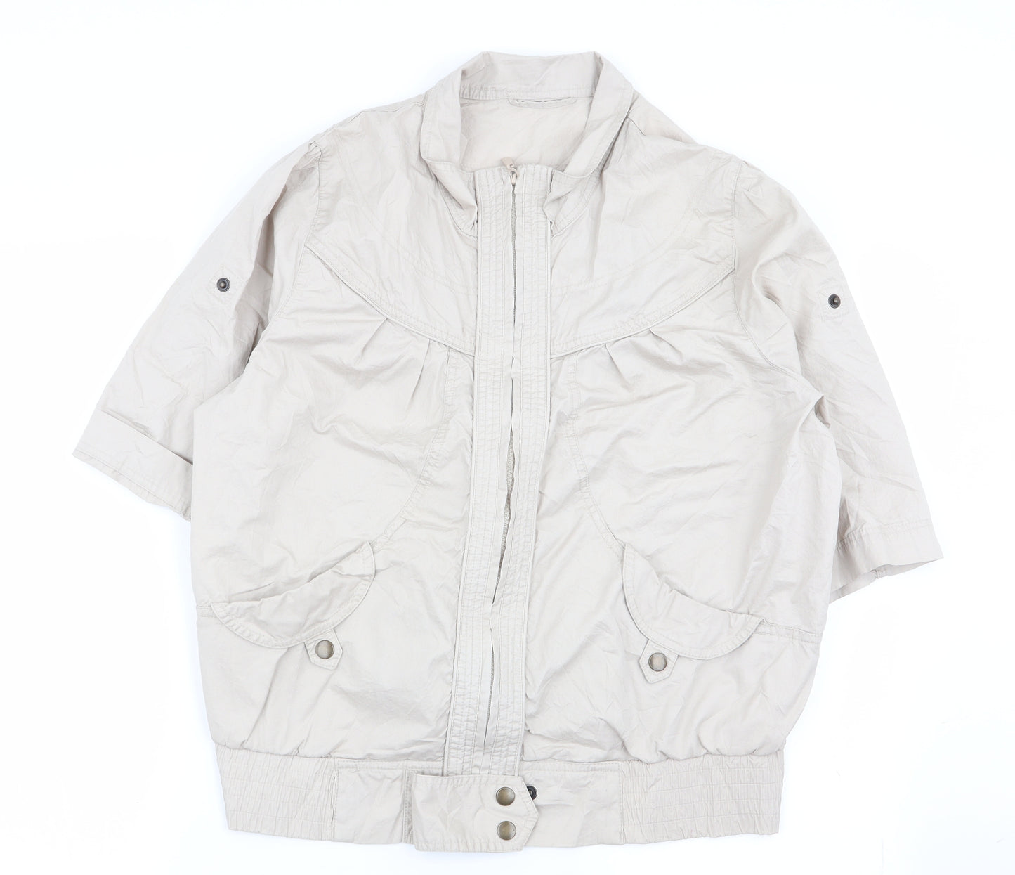 Dorothy Perkins Womens Beige   Jacket  Size 18