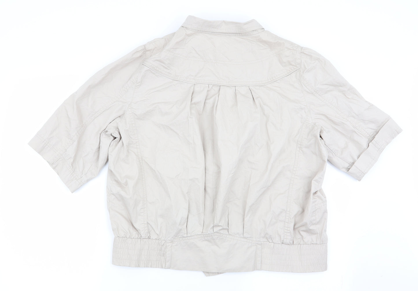 Dorothy Perkins Womens Beige   Jacket  Size 18