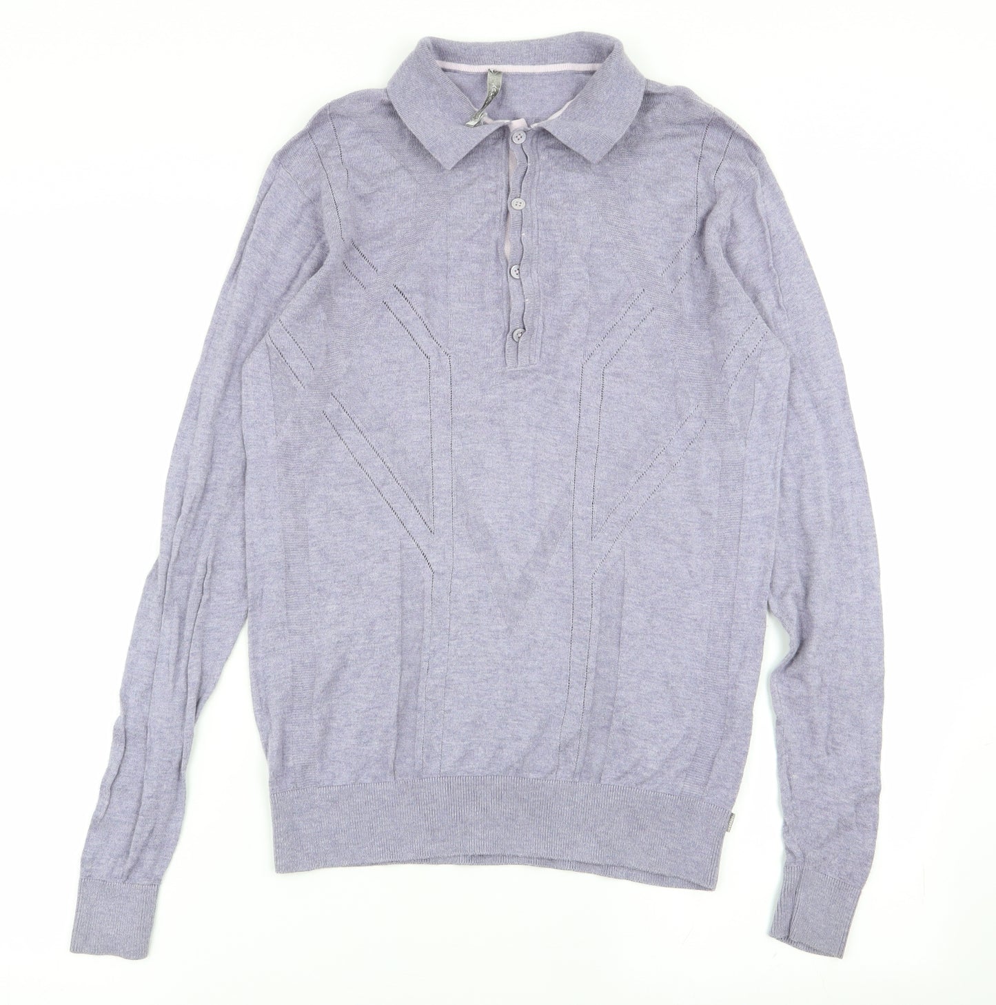 ketroy Mens Purple    Polo Size M