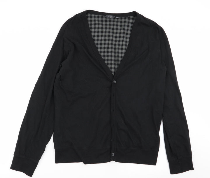 Brave Soul Womens Black Cardigan Jumper Size XL