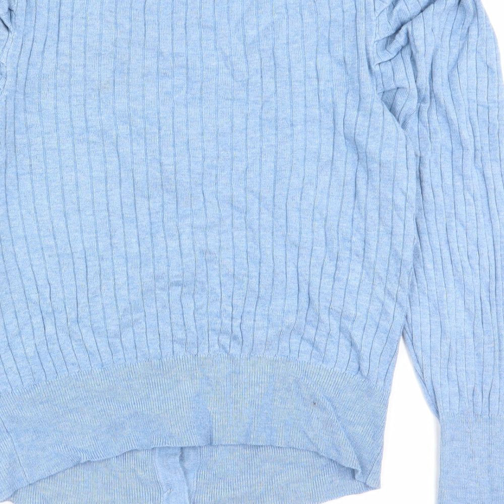 Asda George Womens Blue   Cardigan Jumper Size M