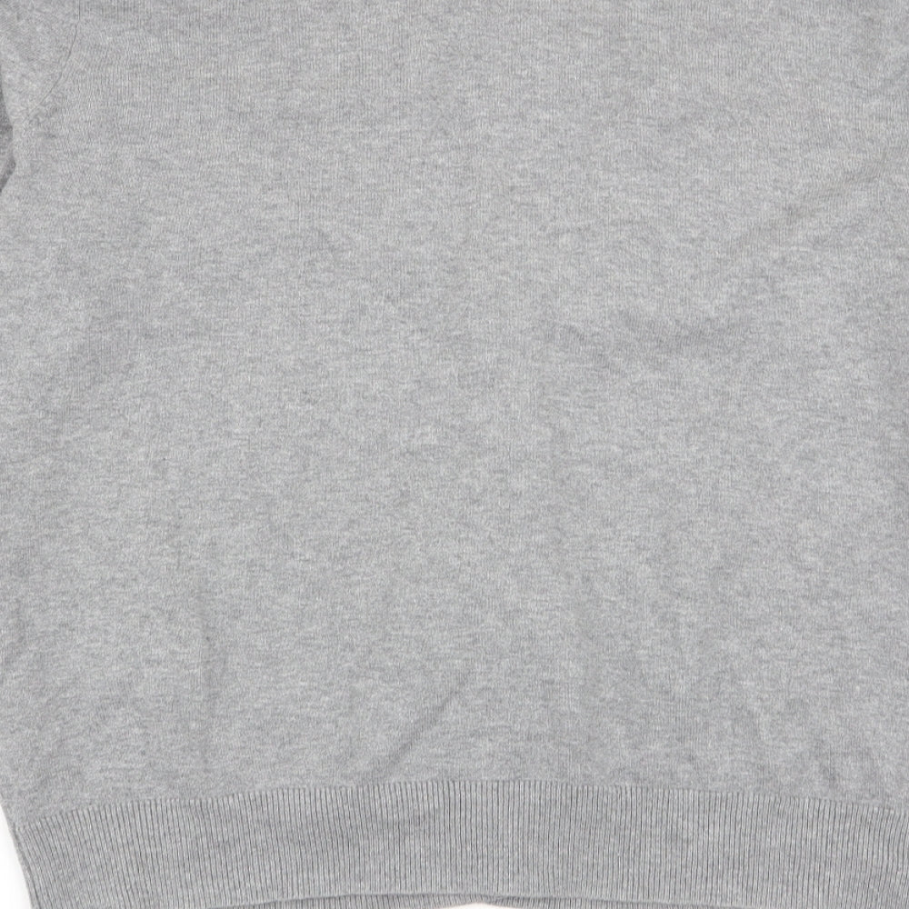 H&M Womens Grey   Cardigan Jumper Size M