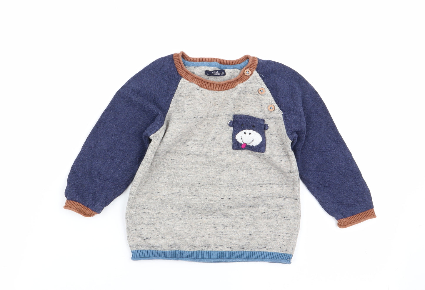 NEXT Boys Multicoloured   Pullover Jumper Size 12-18 Months