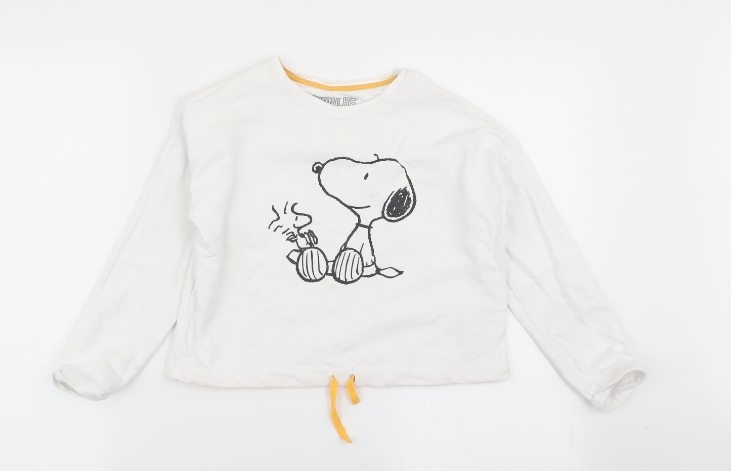 M&S Girls White   Pullover Jumper Size 9-10 Years