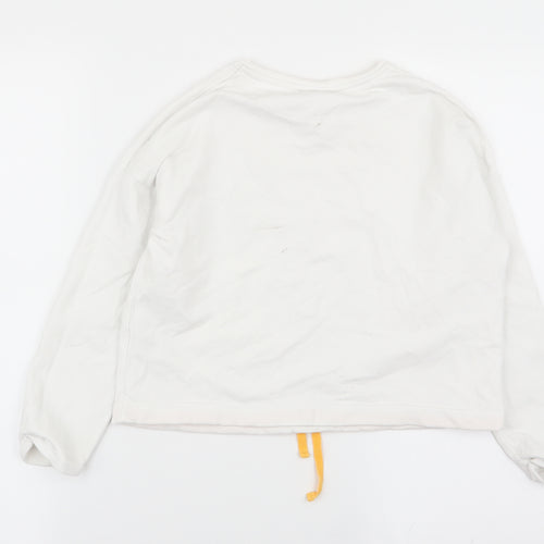 M&S Girls White   Pullover Jumper Size 9-10 Years