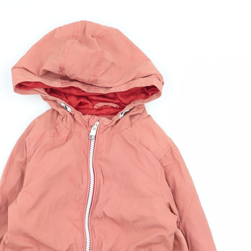 M&S Boys Orange   Jacket Coat Size 2-3 Years