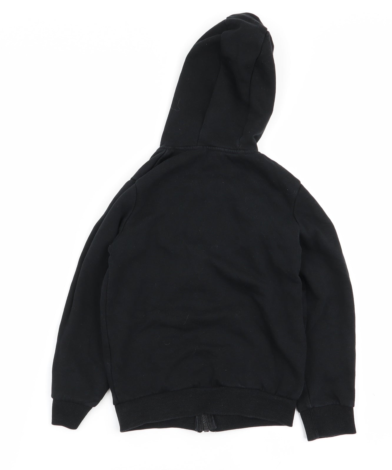 Asda George Boys Black   Full Zip Jumper Size 6-7 Years
