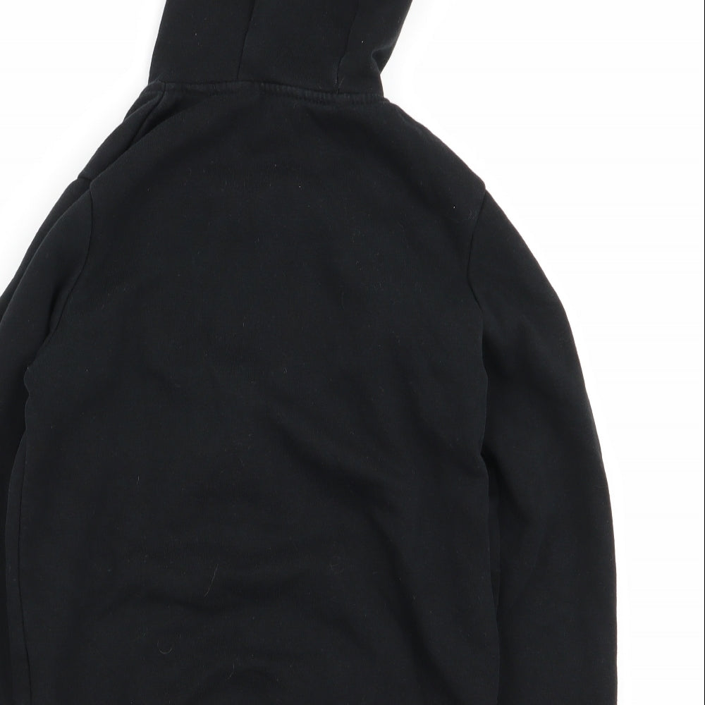 Asda George Boys Black   Full Zip Jumper Size 6-7 Years