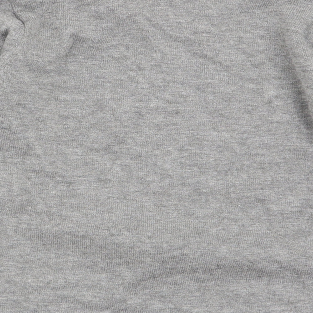 H&M Girls Grey Animal Print  Pullover Jumper Size 2-3 Years