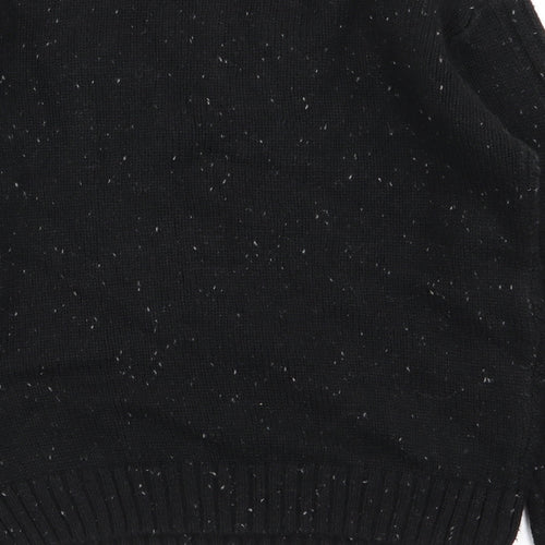 M&S Girls Black   Pullover Jumper Size 9-10 Years