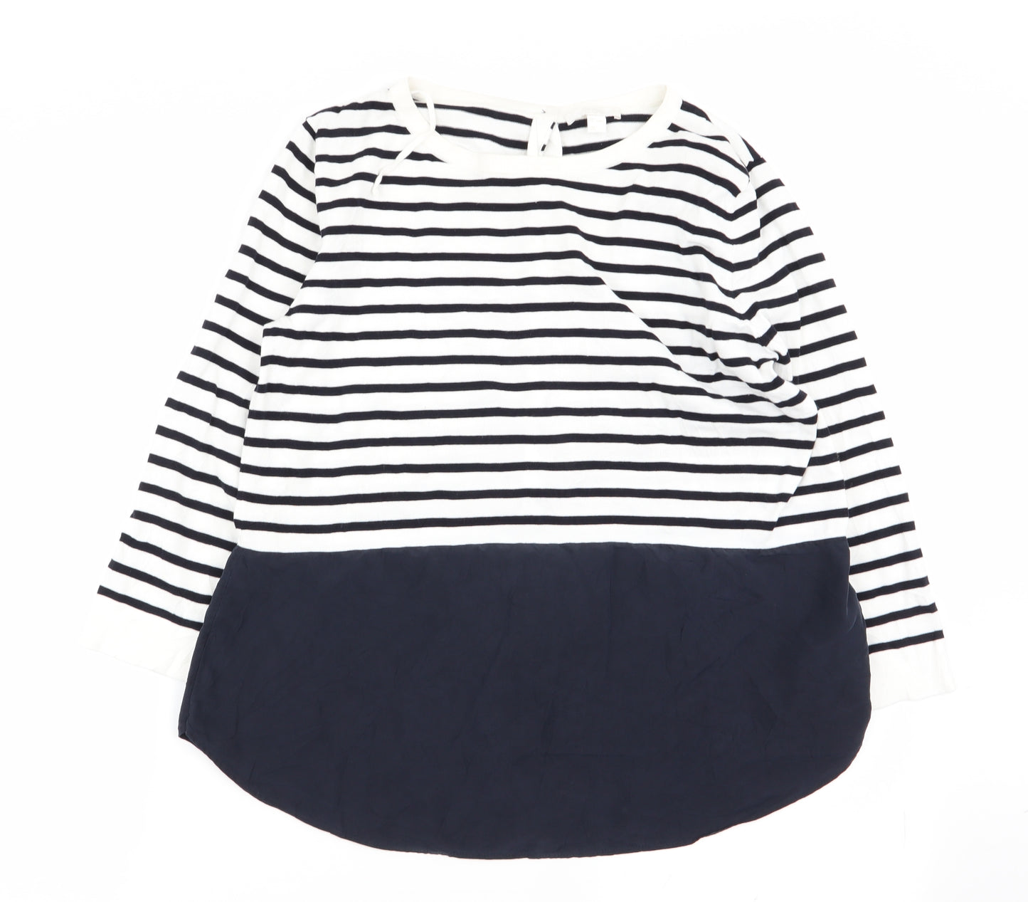 COS Womens Multicoloured Striped  Basic T-Shirt Size S