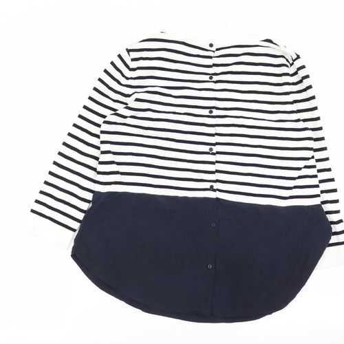 COS Womens Multicoloured Striped  Basic T-Shirt Size S