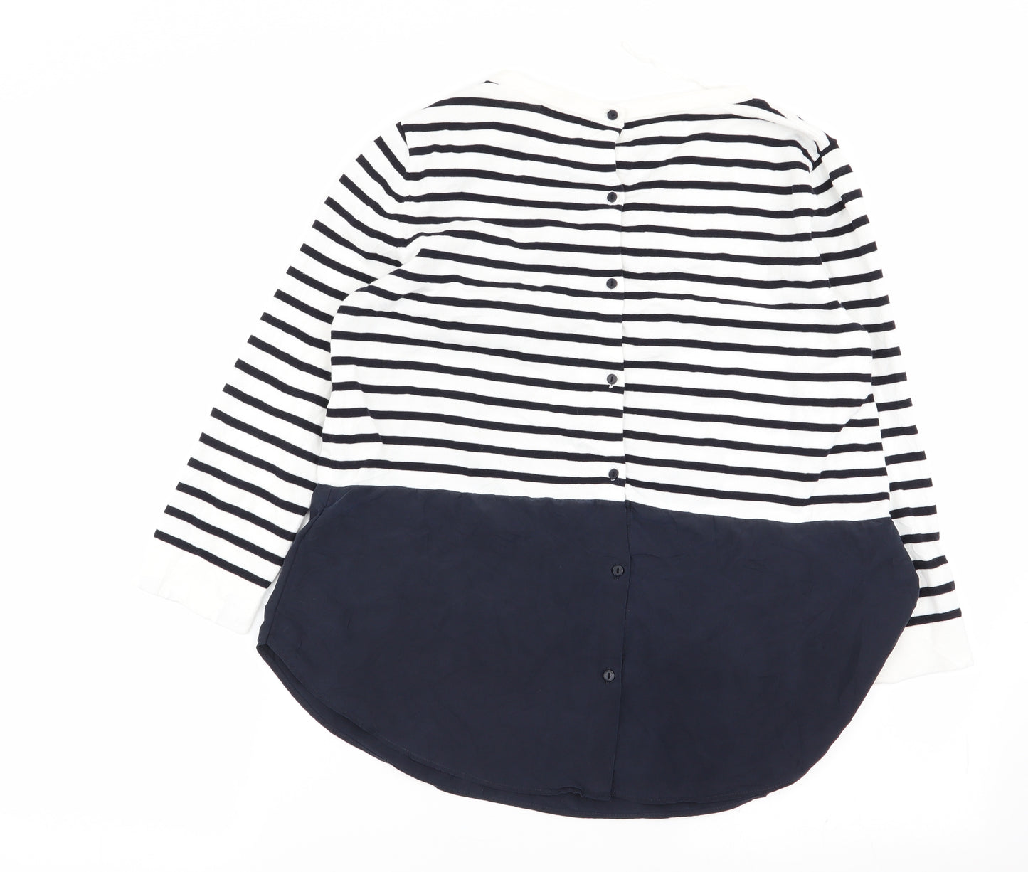 COS Womens Multicoloured Striped  Basic T-Shirt Size S