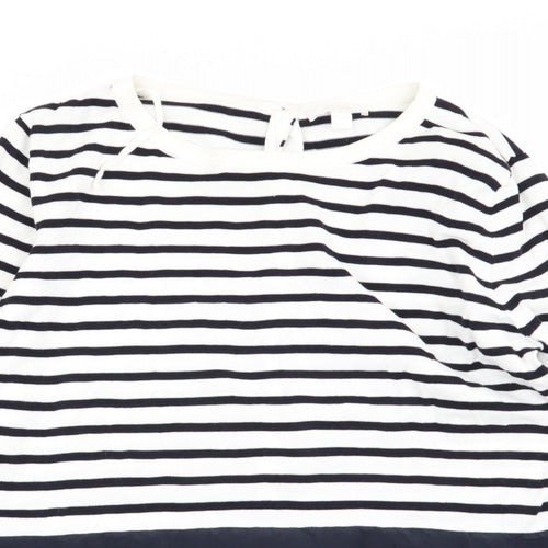 COS Womens Multicoloured Striped  Basic T-Shirt Size S
