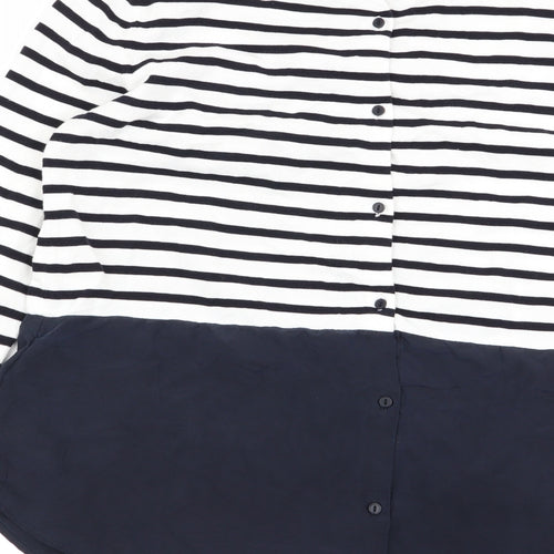 COS Womens Multicoloured Striped  Basic T-Shirt Size S