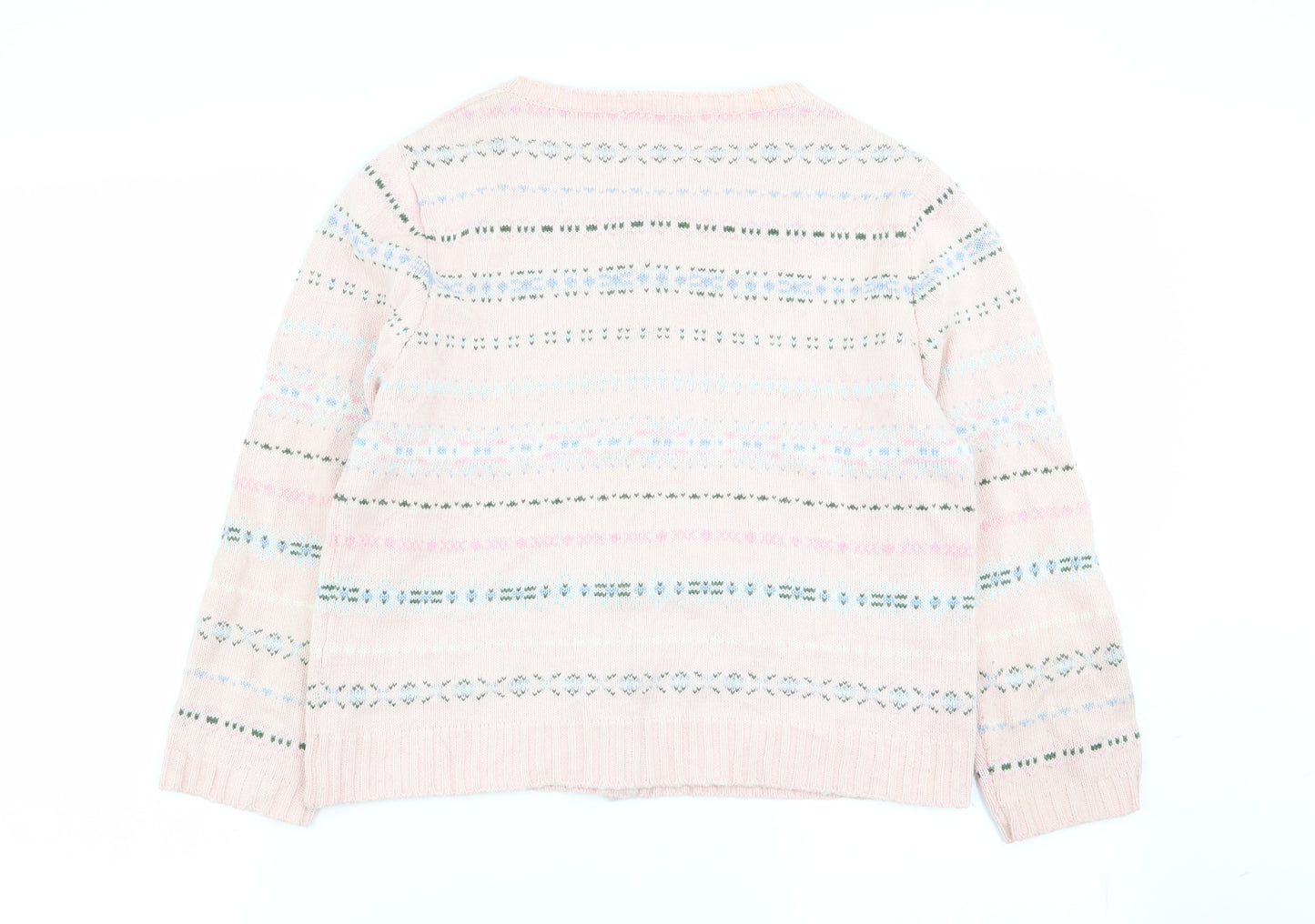 cameo rose Womens Multicoloured Geometric  Cardigan Jumper Size L