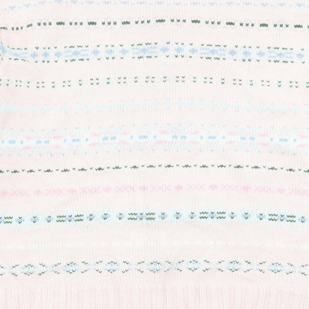 cameo rose Womens Multicoloured Geometric  Cardigan Jumper Size L