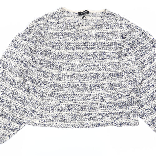 New Look Womens Multicoloured Geometric  Pullover Jumper Size M