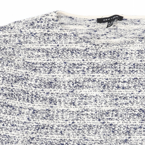 New Look Womens Multicoloured Geometric  Pullover Jumper Size M