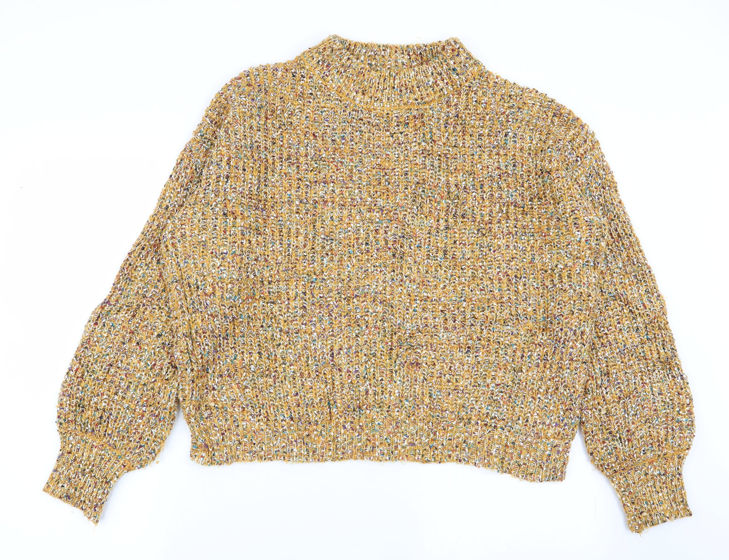 Papaya Womens Yellow   Pullover Jumper Size L