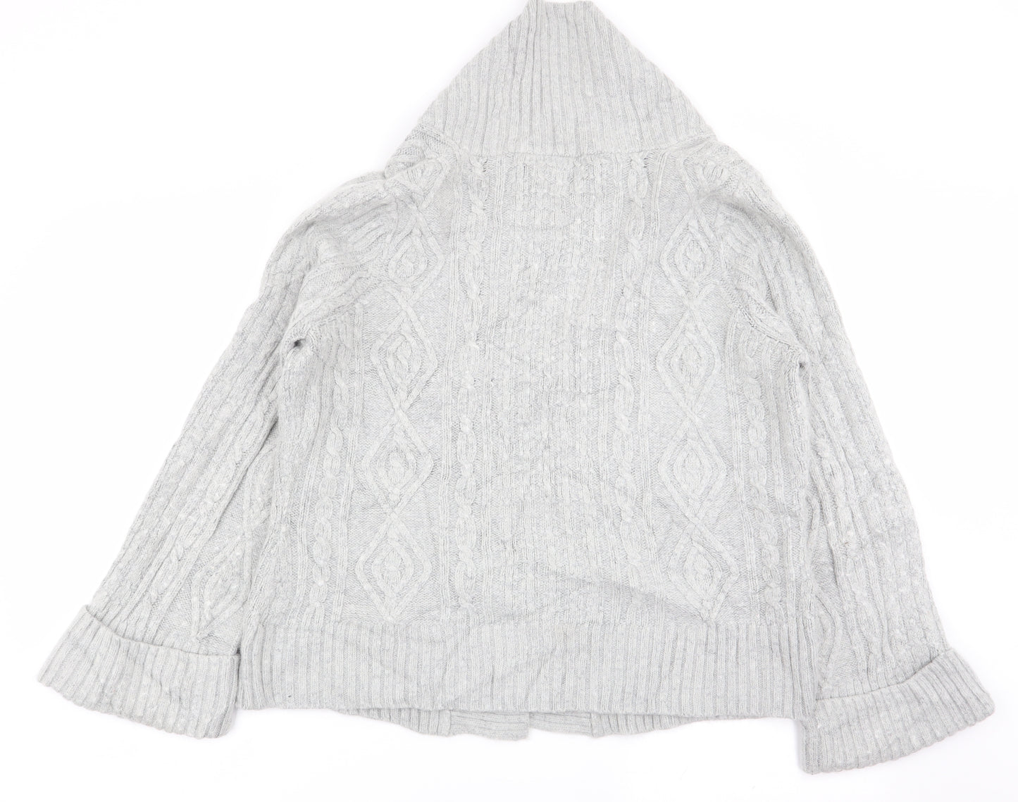 m&s Womens Grey   Cardigan Jumper Size 16