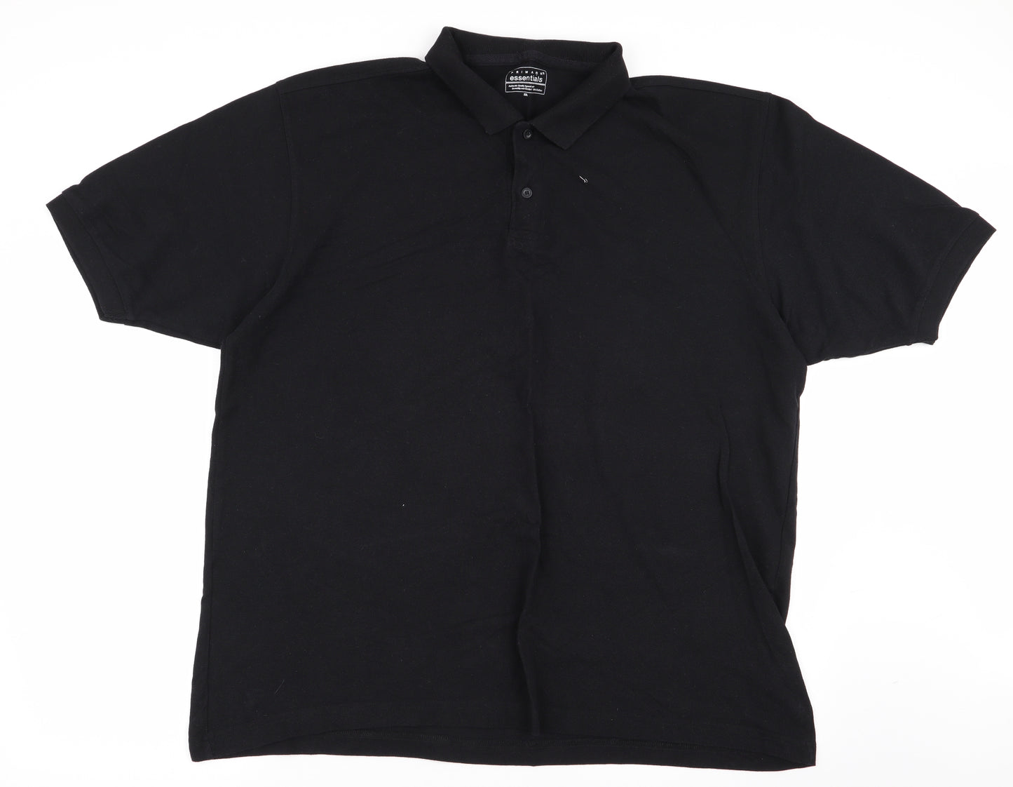 Primark Mens Black    Polo Size 2XL
