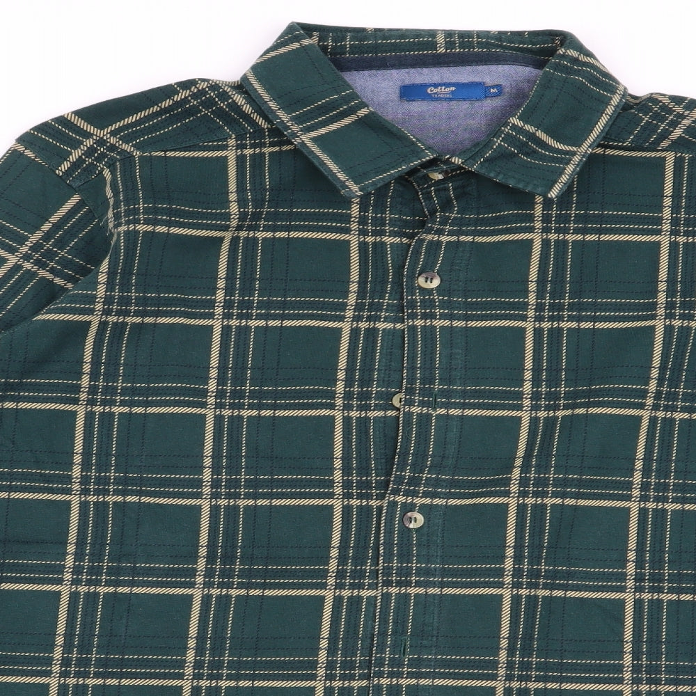 Cotton Traders Mens Multicoloured Check   Button-Up Size M