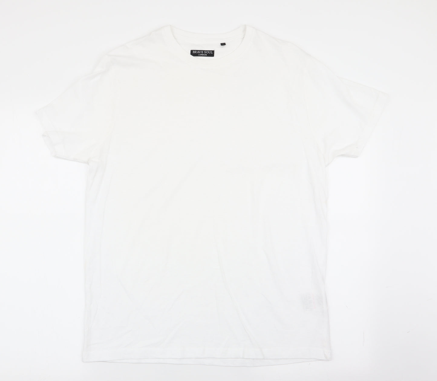 brave sould Mens White    T-Shirt Size L