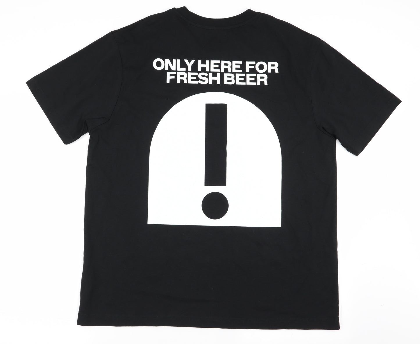 fresh threads Mens Black    T-Shirt Size XL