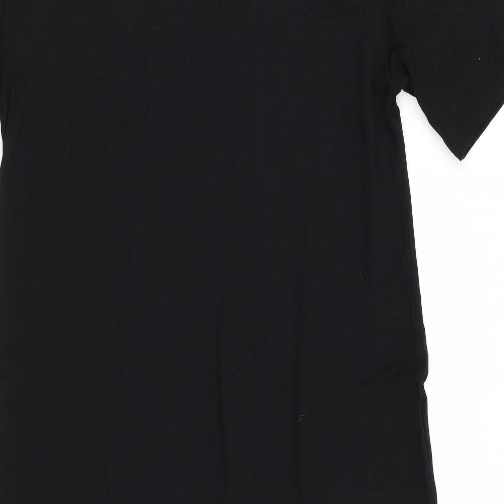 Asda George Womens Black   T-Shirt Dress  Size XS