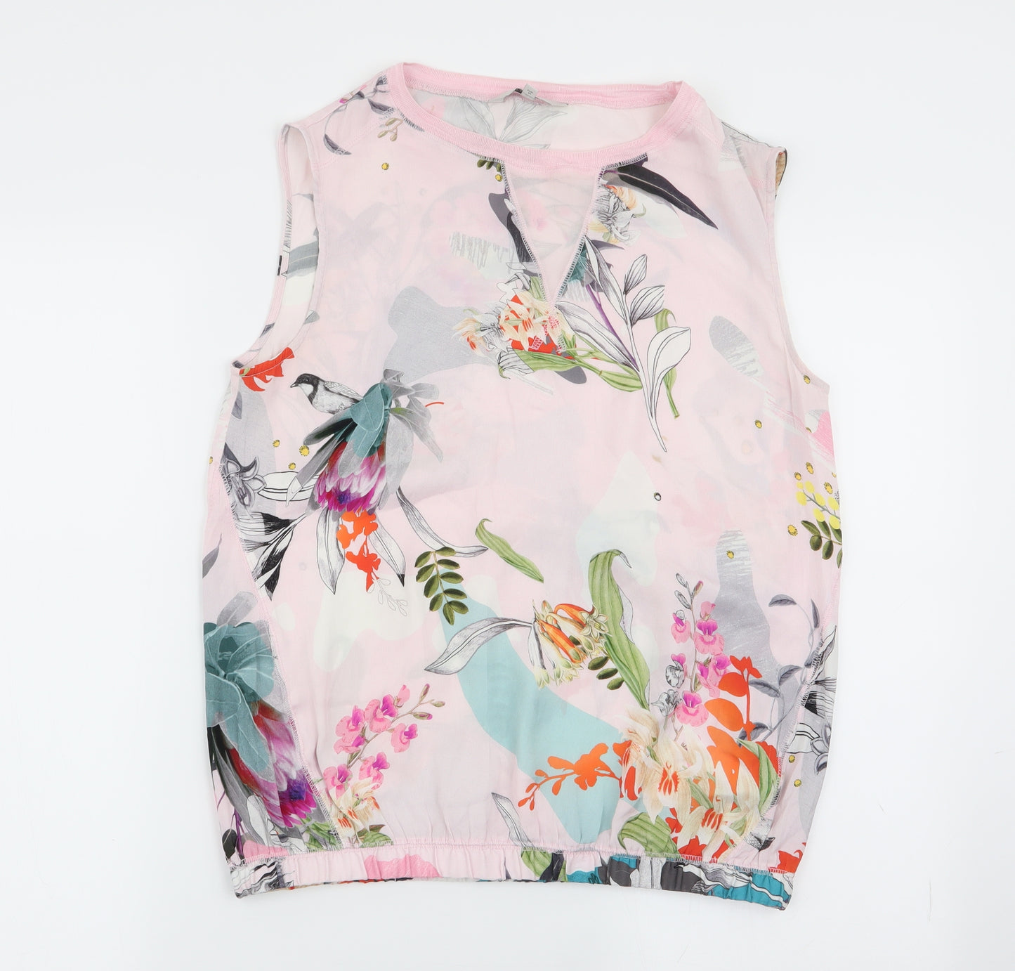 NEXT Womens Multicoloured Floral  Basic Tank Size 10