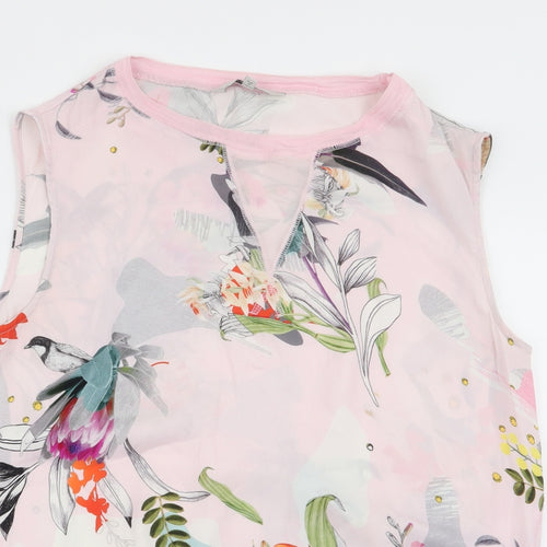 NEXT Womens Multicoloured Floral  Basic Tank Size 10