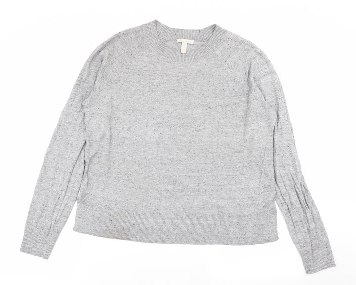 H&M Womens Grey   Pullover Jumper Size L