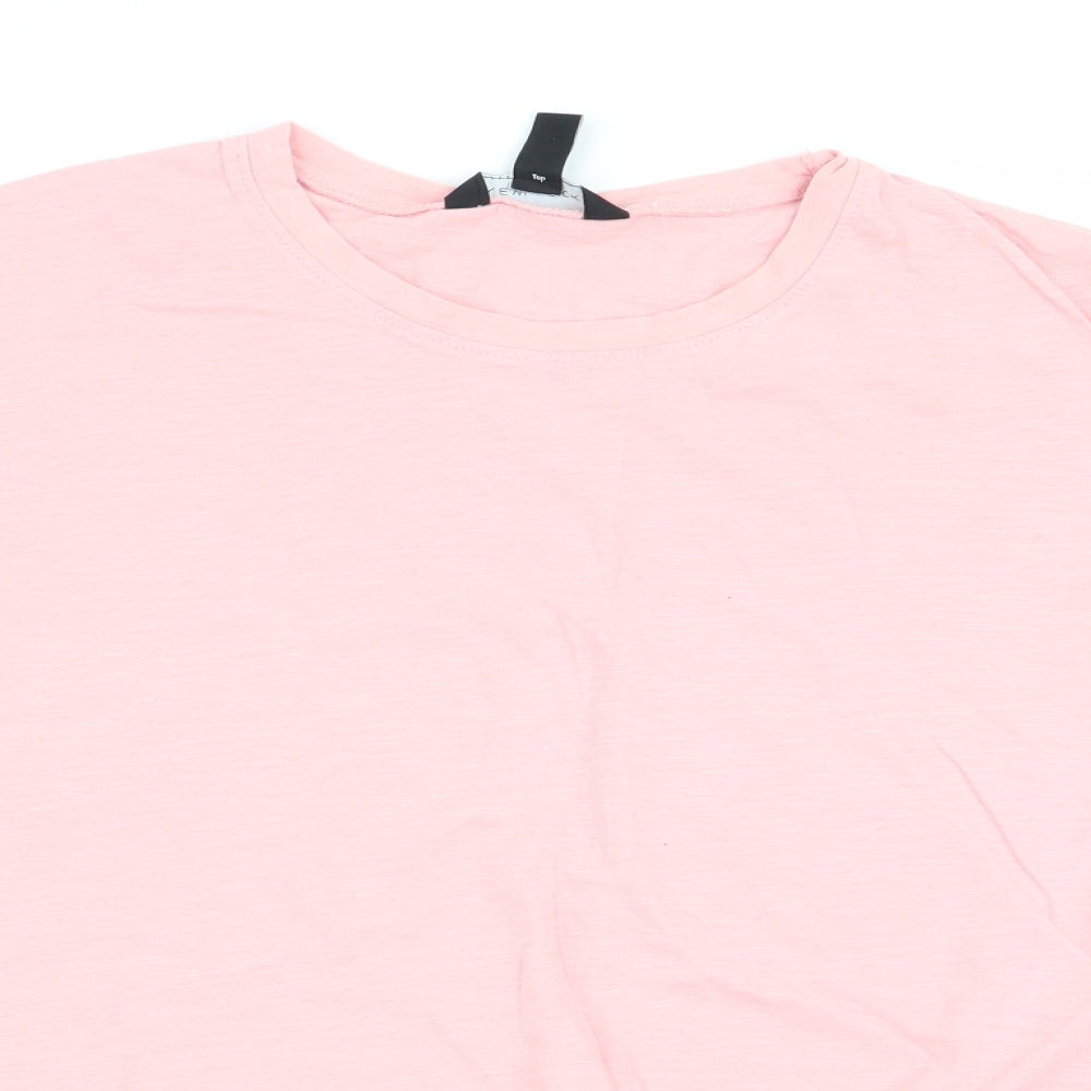 New Look Womens Pink   Basic T-Shirt Size 12