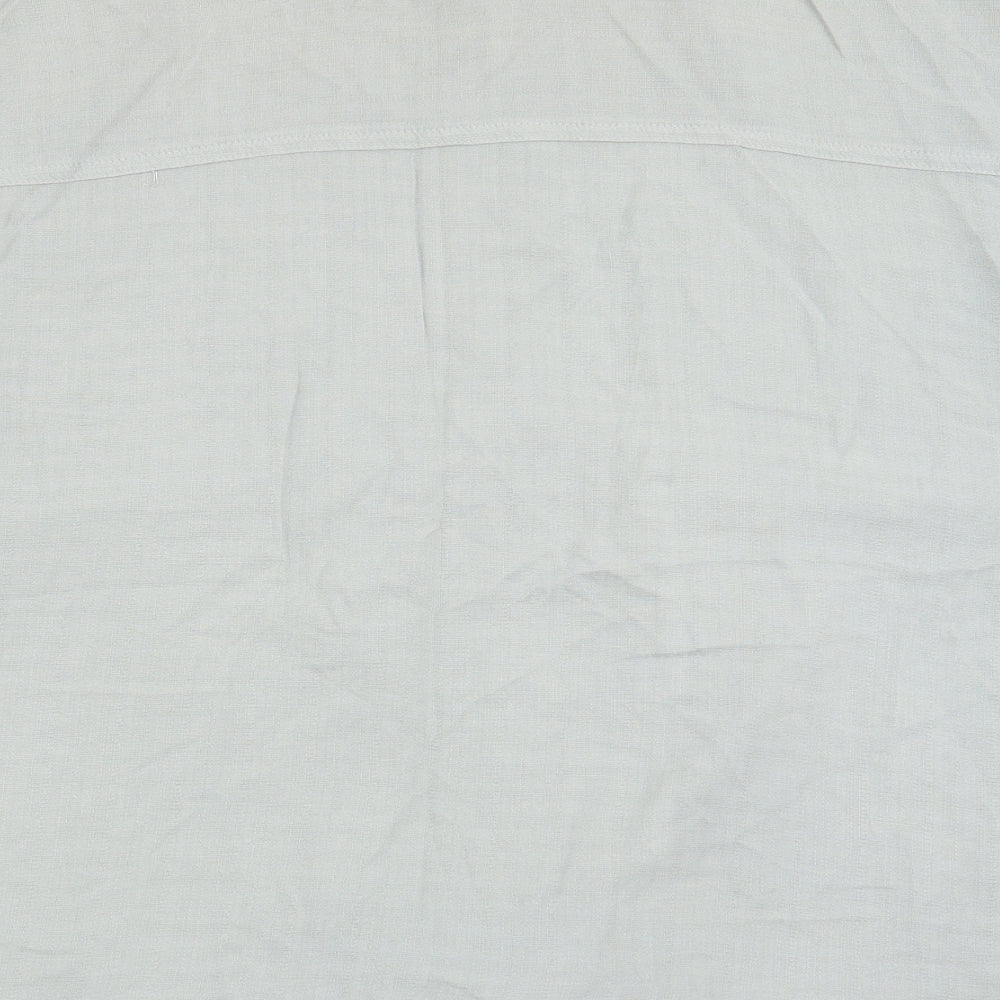 New Look Womens Green   Basic Button-Up Size 8