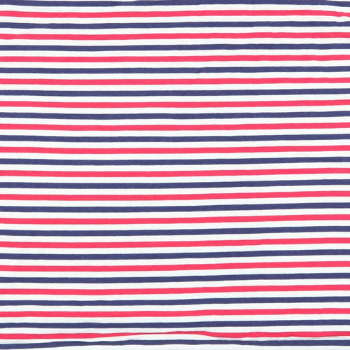 Divided by H&M Womens Multicoloured Striped  Basic T-Shirt Size L