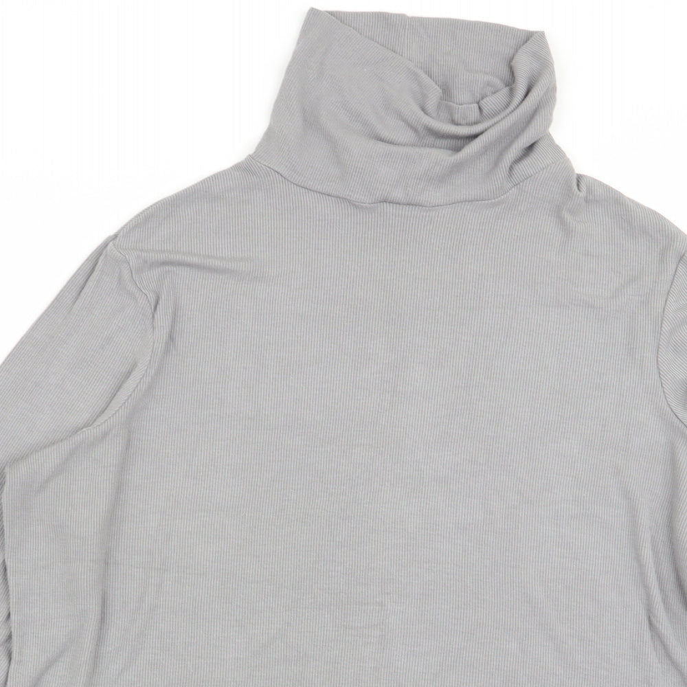 M&S Womens Grey   Basic T-Shirt Size 18
