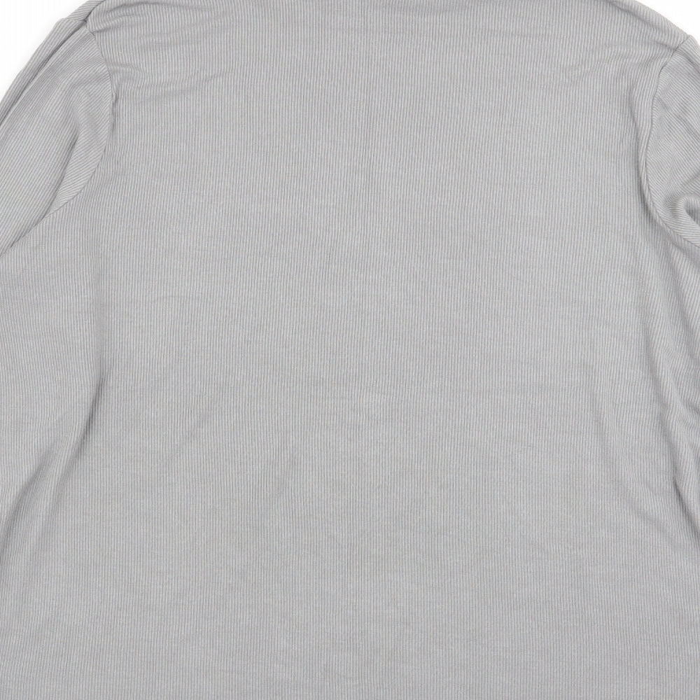 M&S Womens Grey   Basic T-Shirt Size 18