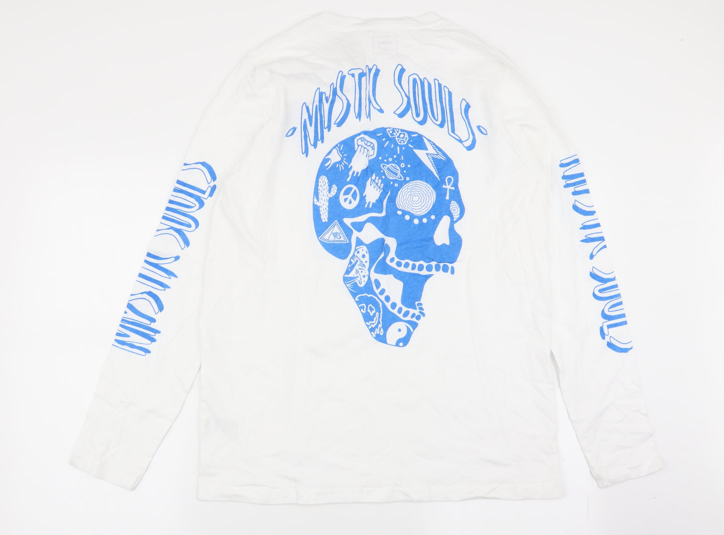 pep and co Mens White    T-Shirt Size L