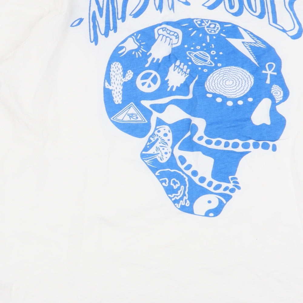 pep and co Mens White    T-Shirt Size L